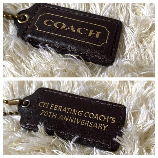 COACH(コーチ)の【希少】コーチ 70th記念モデル ショルダーバッグ シェブロン ブラウン レディースのバッグ(ショルダーバッグ)の商品写真