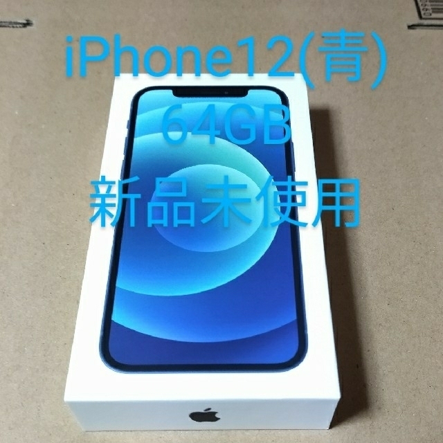 iPhone12 本体　64GB  青　SIMロック解除済み