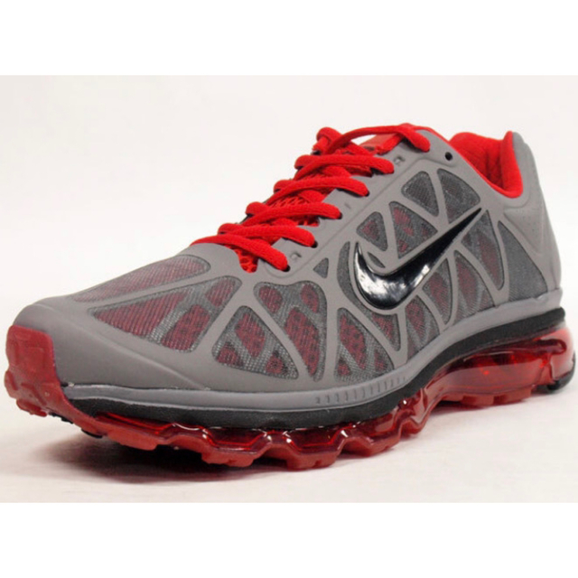 NIKE AIR MAX + 2011 gry/red 27.5cm