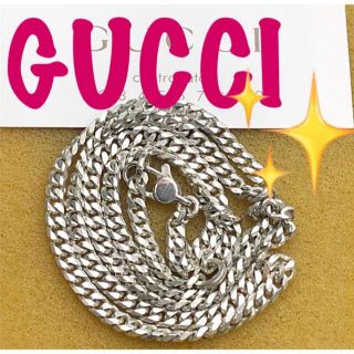 グッチ(Gucci)の美品　GUCCI 3ミリ　中太喜平チェーンネックレス(ネックレス)