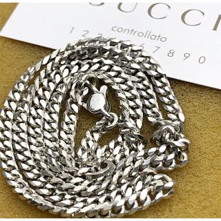 Gucci - 美品 GUCCI 3ミリ 中太喜平チェーンネックレスの通販 by