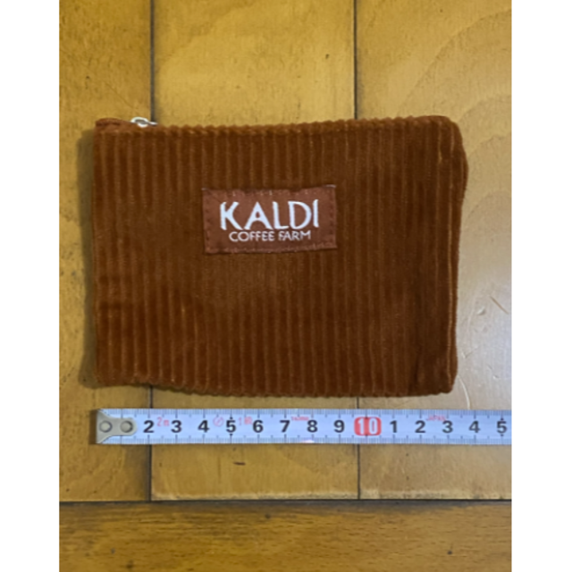 KALDI(カルディ)の【カルディ】KALDI　トートバッグ＋ミニポーチ　コーデュロイ風【エコバッグ】 レディースのバッグ(トートバッグ)の商品写真