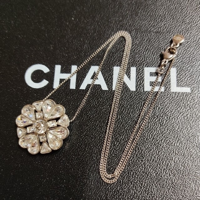 CHANEL　ネックレス　ココマーク　ハートビジュー