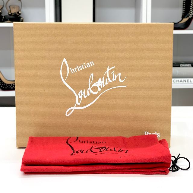 Christian Louboutin(クリスチャンルブタン)の3545 クリスチャンルブタン レザー ウェッジサンダル ブラウン レディースの靴/シューズ(サンダル)の商品写真