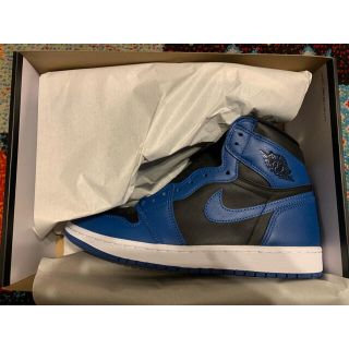 ナイキ(NIKE)のNIKE AIR JORDAN 1 RETRO HIGH MARINA BLUE(スニーカー)