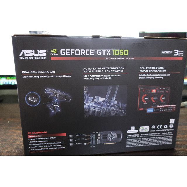 ★ ASUS PH-GTX1050-2G 2GB NVIDIA GeForce★