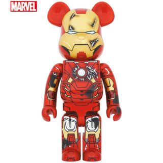 メディコムトイ(MEDICOM TOY)のBE@RBRICK IRON MAN MARK VII DAMAGE1000％(その他)