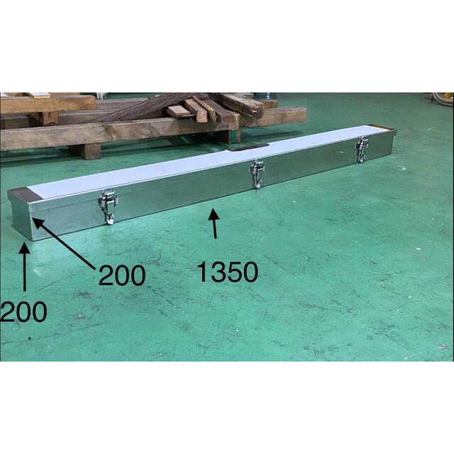 人気商品・ ステンレスボックス 板厚1.5 幅1350×奥行200×高さ200（ミリ） 自動車/バイク