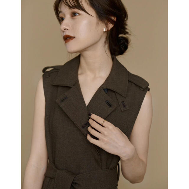 L'Or  Sleeveless Coat Dress レディースのワンピース(ロングワンピース/マキシワンピース)の商品写真