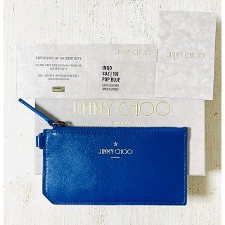 ジミーチュウ(JIMMY CHOO)の★超破格セール★ 新品未使用　ジミーチュウ　ロゴ　カードケース(名刺入れ/定期入れ)