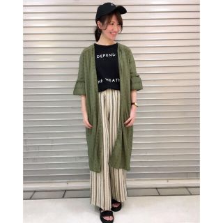 ダブルクローゼット(w closet)のw closet 総刺繍ロングカーディガン(カーディガン)