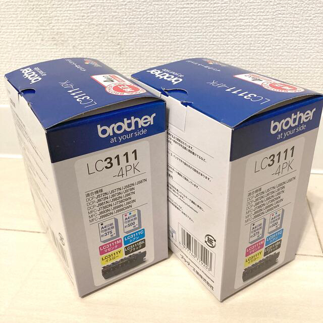 brother(ブラザー)のLC3111-4PK 2箱(3,250円×2)　ブラザー詰替インクカードリッジ スマホ/家電/カメラのPC/タブレット(PC周辺機器)の商品写真
