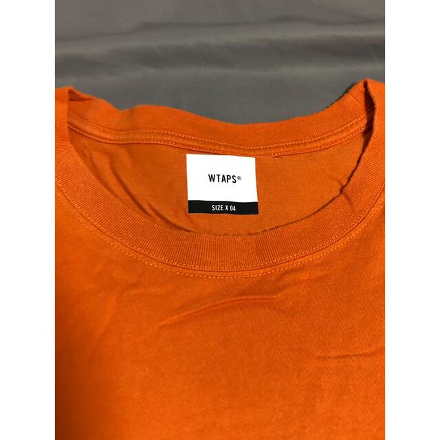 W)taps(ダブルタップス)のXL wtaps ロンT  Tシャツ　オレンジ　4 メンズのトップス(Tシャツ/カットソー(七分/長袖))の商品写真