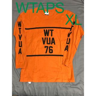 ダブルタップス(W)taps)のXL wtaps ロンT  Tシャツ　オレンジ　4(Tシャツ/カットソー(七分/長袖))