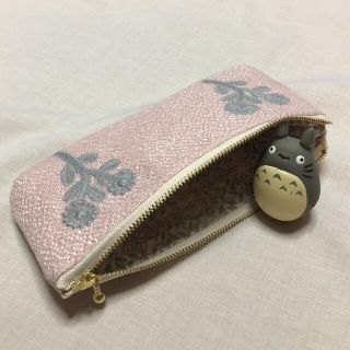 受注製作】ミナペルホネン ボヌール navy メガネケース ペンケース