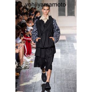 ヨウジヤマモト(Yohji Yamamoto)の★人気 18ss リネンラップパンツ yohjiyamamoto(サルエルパンツ)