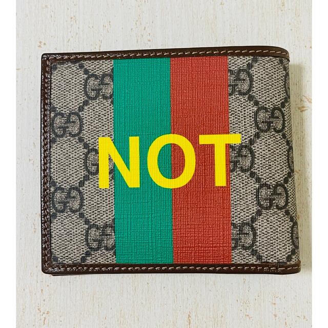 ブラウン Gucci GUCCI NOT FAKE 折りたたみ財布の通販 by SELECT