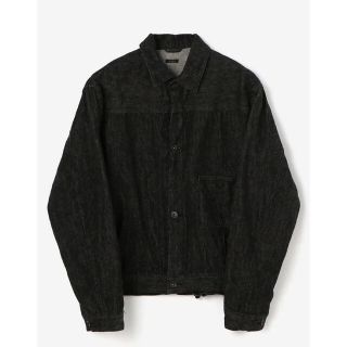 コモリ(COMOLI)の21SS COMOLI コモリ デニムジャケット BLACK/ECRU サイズ2(Gジャン/デニムジャケット)