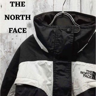 ザノースフェイス(THE NORTH FACE)のUS規格ノースフェイスナイロンジャケットブルゾンアウター刺繍ロゴ古着(ナイロンジャケット)