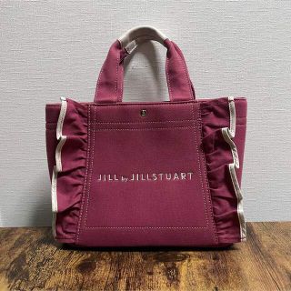 ジルバイジルスチュアート(JILL by JILLSTUART)のジルスチュアート　フリルトート　小　ベリー(トートバッグ)