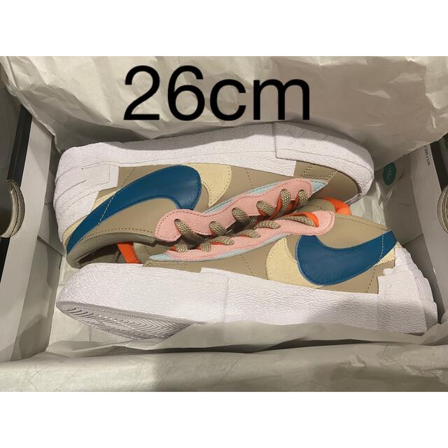 NIKE sacai kaws blazer low 26cm