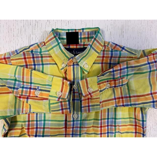 Ralph Lauren(ラルフローレン)のラルフローレン　長袖チェックシャツ　80 Ralph Lauren キッズ/ベビー/マタニティのベビー服(~85cm)(シャツ/カットソー)の商品写真