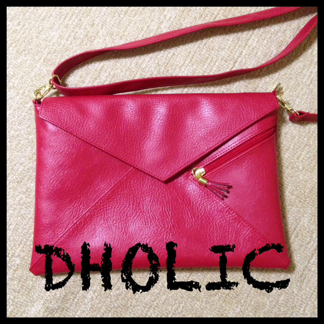 dholic(ディーホリック)のフェイクレザークラッチバッグ レディースのバッグ(クラッチバッグ)の商品写真