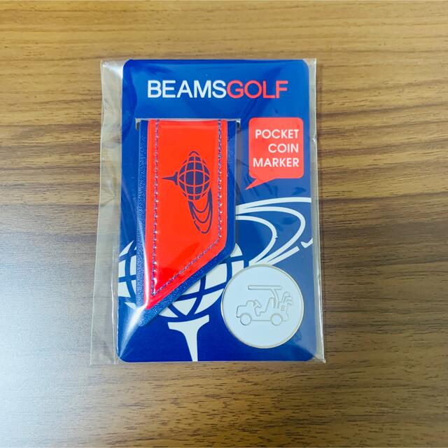 BEAMS(ビームス)のビームスゴルフ BEAMS GOLF ゴルフマーカー レッド 新品未使用 スポーツ/アウトドアのゴルフ(その他)の商品写真