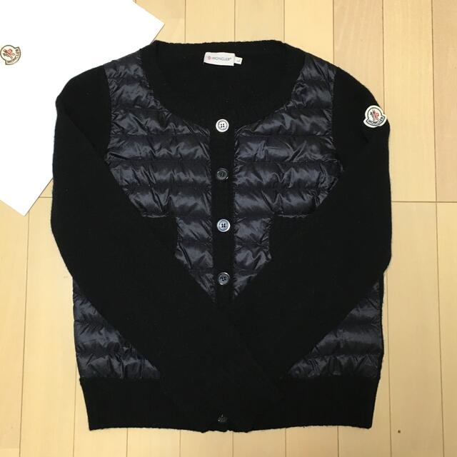 ジャケット/アウター【極美品】モンクレール  ダウンニット  黒  size L  国内正規品