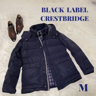 ブラックレーベルクレストブリッジ(BLACK LABEL CRESTBRIDGE)のsako 様専用　超美品ブラックレーベル ダウンジャケット  ネイビー　M(ダウンジャケット)