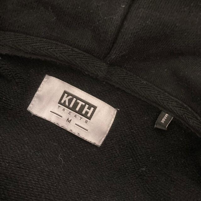 KITH TREATS ヘビーウエイト パーカー US Mサイズ 日本L相当 黒 メンズのトップス(パーカー)の商品写真