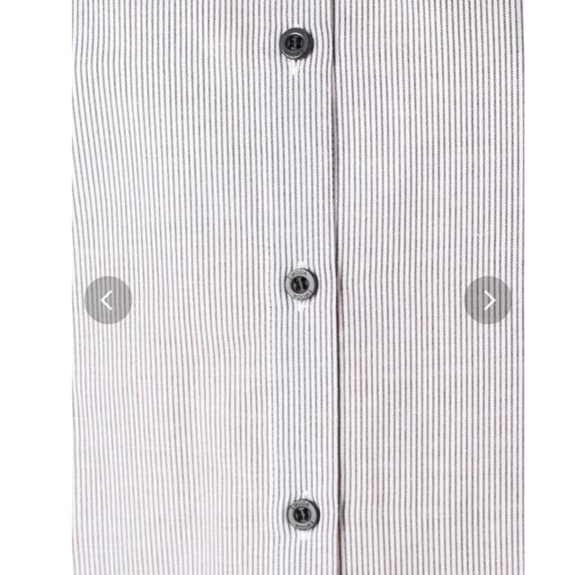 EMODA(エモダ)のEMODA ワンサイドネックドッキングシャツ レディースのトップス(シャツ/ブラウス(長袖/七分))の商品写真