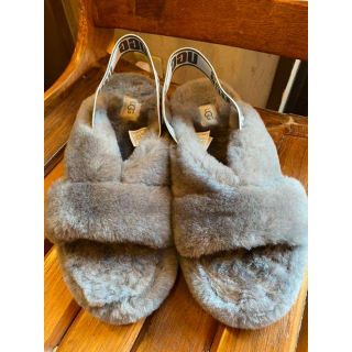 完売しました。。。✨美品✨23.5cm相当✨UGG✨パッチワーク ファーサンダル