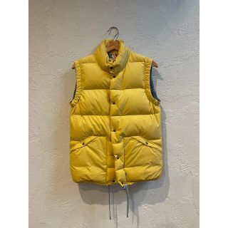 ヴィスヴィム(VISVIM)のvisvim  イエローADVENTURA DOWN VEST  サイズ1(s)(ダウンベスト)