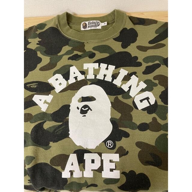 ☆オマケ付☆初期型☆ A Bathing Ape １stカモ半袖スウェット - T