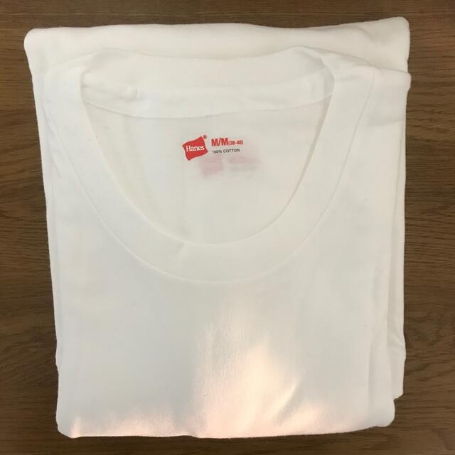 Hanes(ヘインズ)のヘインズ　アカラベル　Mサイズ　3枚 メンズのトップス(Tシャツ/カットソー(半袖/袖なし))の商品写真