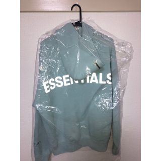 フィアオブゴッド(FEAR OF GOD)の値下げ　美品EssentialsFOG パーカー　水色　ミントブルー　 Sサイズ(パーカー)