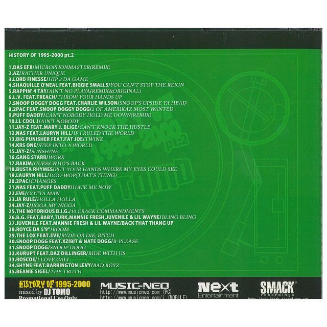 【MIX CD】DJ TOMO A.K.A. BENHUR 6枚セット