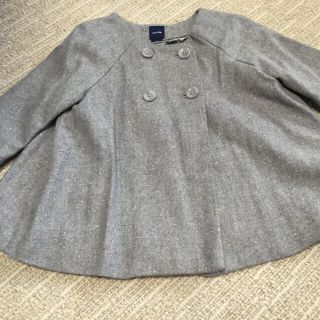 ベビーギャップ(babyGAP)のベビーギャップ ラメ入り♡コート 80サイズ と ピンクキュロット(ジャケット/コート)