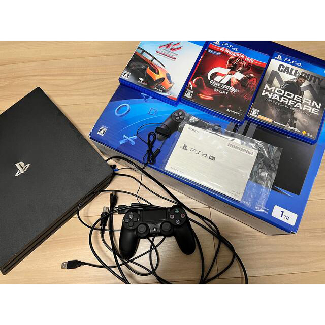 Playstation4 Pro1TB CUH7200BB ディスク4枚セット