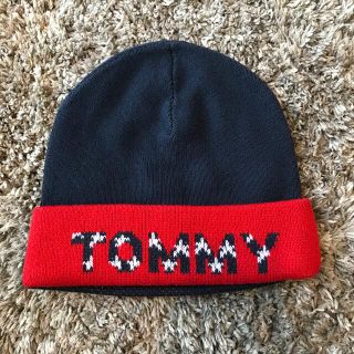 トミーヒルフィガー(TOMMY HILFIGER)の【美品】ニット帽　TOMMY HILFIGER os(帽子)