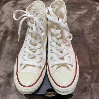 コンバース(CONVERSE)のコンバーススニーカー　ハイカット白(スニーカー)