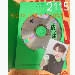 ❇不定期処分SALE【2115】『sticker』CD+テイルトレカ(K-POP/アジア)