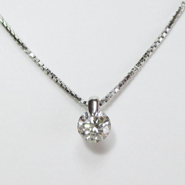 ダイヤネックレス D1.004ct Pt950/Pt850 38/42cm 鑑付