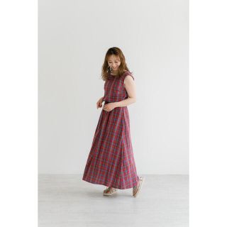 mite tartan check dress ワンピース(ロングワンピース/マキシワンピース)