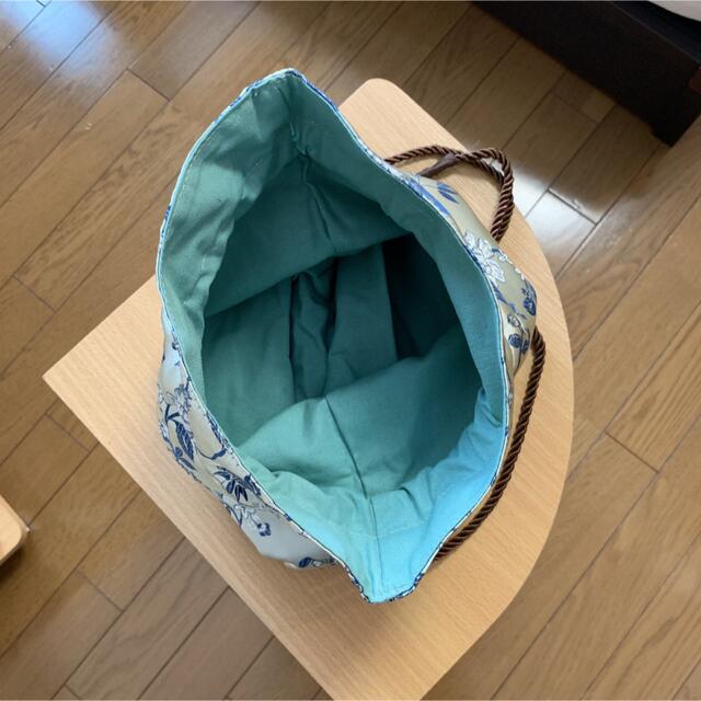 nananamoe サテン巾着バッグ ハンドメイドのファッション小物(バッグ)の商品写真