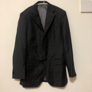 ビームス(BEAMS)のBEAMS F セットアップスーツ　ダークグレー　ストライプ(セットアップ)