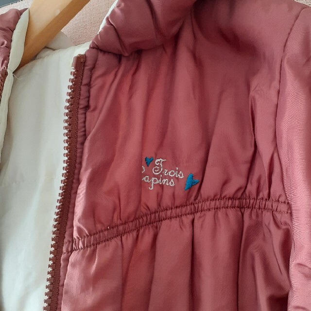 KP(ニットプランナー)のダウンジャケット　120  KPニットプランナー 女の子 キッズ/ベビー/マタニティのキッズ服女の子用(90cm~)(ジャケット/上着)の商品写真