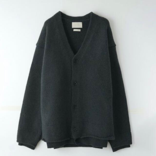 21aw YOKE CONNECTING CARDIGAN GREEN 3