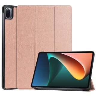 Xiaomi Pad5/5Pro用フリップケース（ピンクゴールド）(その他)